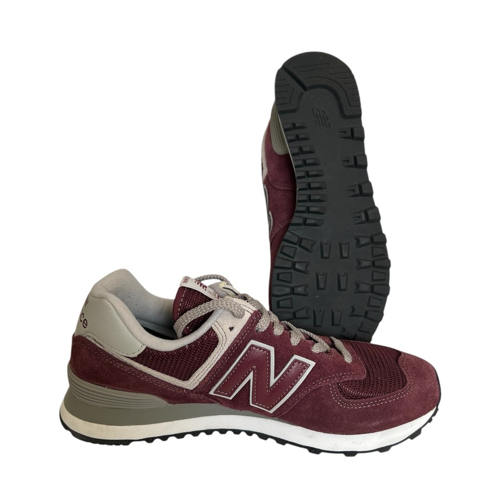 New Balance 574 Core Burgundy/White